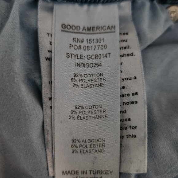 Good American | Good Classic Bootcut Jeans in Indigo254 - Size 14/32 - Picture 9 of 11